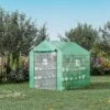Outsunny 8' X 6' X 7' Walk-in Greenhouse, 18 Shelf Hot House, Roll Up Zipper Door, UV Protective For Flowers, Herbs, Vegetables, Green 1 Outsunny 8' X 6' X 7' Walk-in Greenhouse, 18 Shelf Hot House, Roll Up Zipper Door, UV Protective For Flowers, Herbs, Vegetables, Green -Outsunny GUEST 04bec2c1 4ac6 4855 ac1d fd1b948789cb