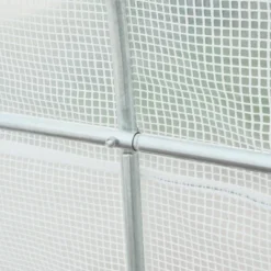 Outsunny 20' X 10' X 7' Large Walk-in Greenhouse, Steel Frame, PE Cover, 2 Doors, Outdoor Tunnel Hoop Hot House Kit, White 10 Outsunny 20' X 10' X 7' Large Walk-in Greenhouse, Steel Frame, PE Cover, 2 Doors, Outdoor Tunnel Hoop Hot House Kit, White -Outsunny GUEST 09cd5490 c7ba 48e8 973b c72b6be938bd