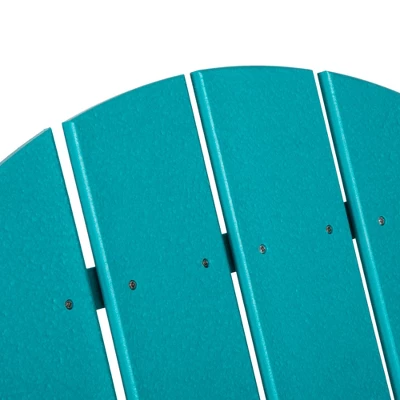 Outsunny Plastic Adirondack Chair, Outdoor Fire Pit Seating HDPE Lounger Chair With High Back And Wide Seat For Patio, Backyard, Garden 6 Outsunny Plastic Adirondack Chair, Outdoor Fire Pit Seating HDPE Lounger Chair With High Back And Wide Seat For Patio, Backyard, Garden - Image 4