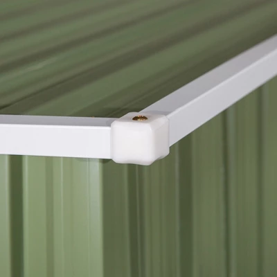 Outsunny 5' X 3' Metal Garden Storage Shed Tool House With Lockable Door For Backyard, Patio, Lawn 7 Outsunny 5' X 3' Metal Garden Storage Shed Tool House With Lockable Door For Backyard, Patio, Lawn - Image 5