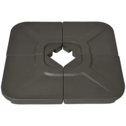 Outsunny 4-Piece 175lb Cantilever Patio Umbrella Base Weights For Offset Hanging Umbrella, HDPE Umbrella Weights For Cross Base Stand, Brown 9 Outsunny 4-Piece 175lb Cantilever Patio Umbrella Base Weights For Offset Hanging Umbrella, HDPE Umbrella Weights For Cross Base Stand, Brown -Outsunny GUEST 1a4e48b7 bb44 480c 8ecd d17a11eb5554