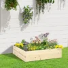 Outsunny 46'' X 46'' Wooden Raised Garden Bed, Elevated Planter Box For Backyard, Patio To Grow Vegetables, Herbs, And Flowers 1 Outsunny 46'' X 46'' Wooden Raised Garden Bed, Elevated Planter Box For Backyard, Patio To Grow Vegetables, Herbs, And Flowers -Outsunny GUEST 1b479b4c b4fd 4bab 9dc0 1ebaf22f9b04