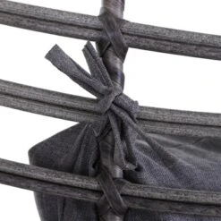 Outsunny Patio Wicker Lounge Chair With Soft Cushion, Outdoor/Indoor PE Rattan Egg Teardrop Cuddle Chair With Height Adjustable Knob For Backyard Garden Lawn Living Room -Outsunny GUEST 1d4cffe5 144b 4004 8e37 1933a1f6e591