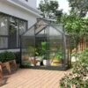 Outsunny Polycarbonate Greenhouse, Heavy Duty Outdoor Aluminum Walk-in Green House Kit With Vent & Door For Backyard Garden, Gray 1 Outsunny Polycarbonate Greenhouse, Heavy Duty Outdoor Aluminum Walk-in Green House Kit With Vent & Door For Backyard Garden, Gray -Outsunny GUEST 24dcb9c5 d9ca 4c26 8522 bd384ad34e48