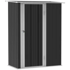Outsunny 5' X 3' Metal Garden Storage Shed Tool House With Lockable Door For Backyard, Patio, Lawn 15 Outsunny 5' X 3' Metal Garden Storage Shed Tool House With Lockable Door For Backyard, Patio, Lawn -Outsunny GUEST 2c2e63cd 7e69 4d50 9838 7c00046073ca