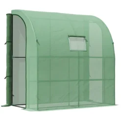 Outsunny 7' X 3' X 7' Outdoor Walk-In Greenhouse, Plant Nursery With Roll-up Windows, PE Cover, And 3 Wire Shelves 19 Outsunny 7' X 3' X 7' Outdoor Walk-In Greenhouse, Plant Nursery With Roll-up Windows, PE Cover, And 3 Wire Shelves -Outsunny GUEST 2d1c2f4f 2324 4ec0 9e0b 292127ca7974
