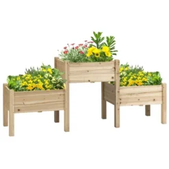 Outsunny 73" X 18" X 32" 3 Tier Raised Garden Bed W/ Three Elevated Planter Box, Freestanding Wooden Plant Stand For Vegetables, Herb And Flowers 15 Outsunny 73" X 18" X 32" 3 Tier Raised Garden Bed W/ Three Elevated Planter Box, Freestanding Wooden Plant Stand For Vegetables, Herb And Flowers -Outsunny GUEST 2d78a6e0 5fee 4dea 8e63 ad18e4b6f2a7