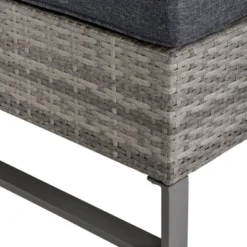 Outsunny 4 Piece Patio Furniture Set, Outdoor Sofa Set With 2 Loveseats, Cushions, Coffee Table, Storage Side Table, PE Rattan Wicker, Gray 12 Outsunny 4 Piece Patio Furniture Set, Outdoor Sofa Set With 2 Loveseats, Cushions, Coffee Table, Storage Side Table, PE Rattan Wicker, Gray -Outsunny GUEST 2e6c57cf 16bd 4c63 b8d4 70764123ff56