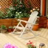Outsunny Wooden Adirondack Rocking Chair, Outdoor Rustic Log Rocker With Slatted Design For Patio 2 Outsunny Wooden Adirondack Rocking Chair, Outdoor Rustic Log Rocker With Slatted Design For Patio -Outsunny GUEST 2fbc1e28 c26b 443d bbc7 591217d870f5