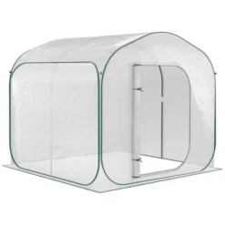 Outsunny 7' X 7' X 6' Portable Walk-in Greenhouse, Pop-up Setup, Outdoor Garden Canopy Hot House, Zipper Door 12 Outsunny 7' X 7' X 6' Portable Walk-in Greenhouse, Pop-up Setup, Outdoor Garden Canopy Hot House, Zipper Door -Outsunny GUEST 303c7d28 4395 4ae5 9895 85d9e9b0f44f