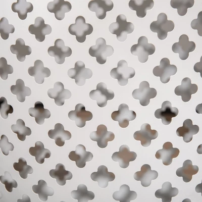 Outsunny Steel Patio End Table, Round Side Table With Hollow Drum Design, Accent Table For Outdoor And Indoor Use 7 Outsunny Steel Patio End Table, Round Side Table With Hollow Drum Design, Accent Table For Outdoor And Indoor Use - Image 5