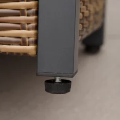 Outsunny 43in Outdoor Propane Gas Fire Pit Table, 50,000 BTU Auto-Ignition Wicker Gas Firepit With Glass Wind Guard, Blue Glass Rock, Brown 10 Outsunny 43in Outdoor Propane Gas Fire Pit Table, 50,000 BTU Auto-Ignition Wicker Gas Firepit With Glass Wind Guard, Blue Glass Rock, Brown -Outsunny GUEST 3a829ade fb30 44df 9fe9 da69f393dc10