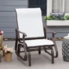 Outsunny Outdoor Swing Glider Chair, Patio Mesh Rocking Chair With Steel Frame For Backyard, Garden And Porch 1 Outsunny Outdoor Swing Glider Chair, Patio Mesh Rocking Chair With Steel Frame For Backyard, Garden And Porch -Outsunny GUEST 3e20ba8b 57b5 4c7a bd73 e8932820f422