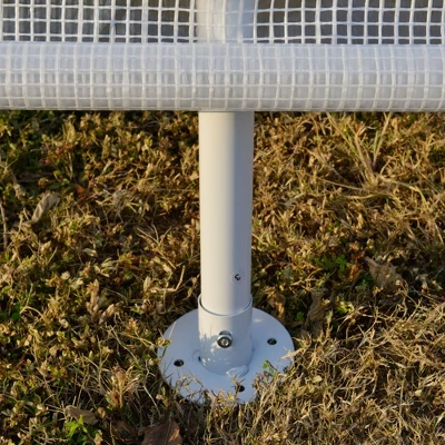 Outsunny 20' X 10' X 8' Heavy-duty Greenhouse, Walk-in Hot House With Windows And Roll Up Door, PE Cover, Steel Frame 7 Outsunny 20' X 10' X 8' Heavy-duty Greenhouse, Walk-in Hot House With Windows And Roll Up Door, PE Cover, Steel Frame - Image 5