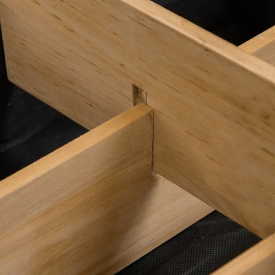 Outsunny Wooden Raised Garden Bed With 9 Pockets And Bed Liner, Elevated Planter Box With Legs For Vegetables, Flowers, And Herbs 7 Outsunny Wooden Raised Garden Bed With 9 Pockets And Bed Liner, Elevated Planter Box With Legs For Vegetables, Flowers, And Herbs - Image 5