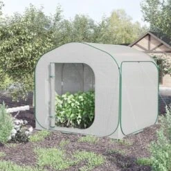 Outsunny 7' X 7' X 6' Portable Walk-in Greenhouse, Pop-up Setup, Outdoor Garden Canopy Hot House, Zipper Door 11 Outsunny 7' X 7' X 6' Portable Walk-in Greenhouse, Pop-up Setup, Outdoor Garden Canopy Hot House, Zipper Door -Outsunny GUEST 4bc6d5ac ca35 4448 8e68 bef07aec609f