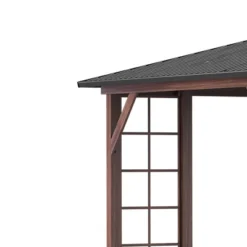 Outsunny 10' X 12' Hardtop Gazebo, Metal Roof Gazebo Canopy With Wood Grain Metal Frame For Garden, Patio, Backyard, Deck, Porch 11 Outsunny 10' X 12' Hardtop Gazebo, Metal Roof Gazebo Canopy With Wood Grain Metal Frame For Garden, Patio, Backyard, Deck, Porch -Outsunny GUEST 4c7010fd 1b45 4d17 8718 7b98b2cd9799