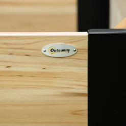 Outsunny Wooden Raised Garden Bed Flower Box With Metal Bracket, Installed By Hand, Outdoor Planter Box, 31.5 X 31.5in Square, Natural 11 Outsunny Wooden Raised Garden Bed Flower Box With Metal Bracket, Installed By Hand, Outdoor Planter Box, 31.5 X 31.5in Square, Natural -Outsunny GUEST 4c78ae96 4e27 41cc 90d1 4854fc9fd117