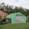 Outsunny Walk-in Tunnel Greenhouse With Zippered Mesh Doors & Roll-up Sidewalls, Upgraded Hot House, Green, 11.5' X 10' X 6.5' 2 Outsunny Walk-in Tunnel Greenhouse With Zippered Mesh Doors & Roll-up Sidewalls, Upgraded Hot House, Green, 11.5' X 10' X 6.5' -Outsunny GUEST 4cd8780c 72cf 4265 9f4f 306c4c058047