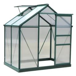 Outsunny Walk-in Plant Greenhouse For Backyard/Outdoor Use With Window And Door, Aluminum Frame, PC Board 20 Outsunny Walk-in Plant Greenhouse For Backyard/Outdoor Use With Window And Door, Aluminum Frame, PC Board -Outsunny GUEST 53f4d550 0753 4028 9b25 3f19d6ccc1b1