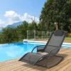 Outsunny Outdoor Rocking Recliner, Sling Sun Lounger With Removable Headrest And Side Pocket For Garden, Patio And Dec 2 Outsunny Outdoor Rocking Recliner, Sling Sun Lounger With Removable Headrest And Side Pocket For Garden, Patio And Dec -Outsunny GUEST 572f044d dd36 445c a362 c6151fc2be45