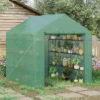 Outsunny Walk-in Greenhouse For Outdoors With Roll-up Zipper Door, 18 Shelves, PE Cover, Heavy Duty Humidity Seal, 95.25" X 70.75" X 82.75" 1 Outsunny Walk-in Greenhouse For Outdoors With Roll-up Zipper Door, 18 Shelves, PE Cover, Heavy Duty Humidity Seal, 95.25" X 70.75" X 82.75" -Outsunny GUEST 60f09de2 6a8c 42b2 b5ed ed18e43cbb64
