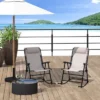 Outsunny Set Of 2 Rocking Chairs Patio Lawn Chair Beach Reclining Folding Chairs With Pillow, Outdoor Portable Recliner For Camping Fishing Beach 1 Outsunny Set Of 2 Rocking Chairs Patio Lawn Chair Beach Reclining Folding Chairs With Pillow, Outdoor Portable Recliner For Camping Fishing Beach -Outsunny GUEST 618f0c51 f9b8 492e 8797 c98596a10c9a