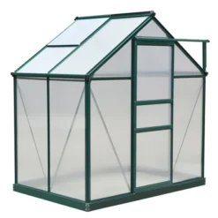 Outsunny Walk-in Plant Greenhouse For Backyard/Outdoor Use With Window And Door, Aluminum Frame, PC Board 15 Outsunny Walk-in Plant Greenhouse For Backyard/Outdoor Use With Window And Door, Aluminum Frame, PC Board -Outsunny GUEST 62bbd575 f14c 43cd aab1 5e55275d44b3