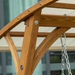 Outsunny 2 Seater Porch Swing With Canopy, Wooden Patio Swing Chair, Outdoor Swing Seat Loveseat 10 Outsunny 2 Seater Porch Swing With Canopy, Wooden Patio Swing Chair, Outdoor Swing Seat Loveseat -Outsunny GUEST 64a9e43c c613 4737 ac4c c08384758b66