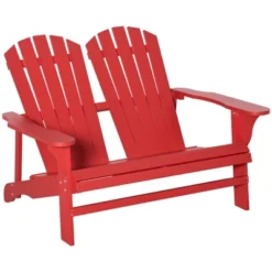 Outsunny Outdoor Adirondack Chair, Wooden Loveseat Bench, Lounger Armchair With Flat Back For Garden, Deck, Patio, Fire Pit 19 Outsunny Outdoor Adirondack Chair, Wooden Loveseat Bench, Lounger Armchair With Flat Back For Garden, Deck, Patio, Fire Pit -Outsunny GUEST 67a7c500 12a9 4523 846b 31d0034640b8