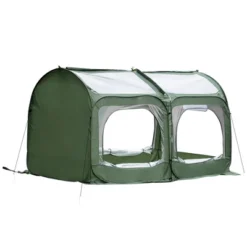 Outsunny 8' X 4' X 4' Portable Pop Up Greenhouse, Garden Canopy Hot House, 4 Zipper Doors For Growing Tropical Plants, Flowers, Herbs, 9 Outsunny 8' X 4' X 4' Portable Pop Up Greenhouse, Garden Canopy Hot House, 4 Zipper Doors For Growing Tropical Plants, Flowers, Herbs, -Outsunny GUEST 68a21d55 8125 4f10 b8ce 98fa2c596b4f