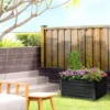 Outsunny Raised Garden Bed, Galvanized Elevated Planter Box With 2 Trellis Tomato Cages, Reinforcing Rods, 4' X 3' X 2', Black -Outsunny GUEST 698dd1ad fd7d 4344 aeac 2c4f7dd16f39