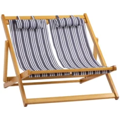 Outsunny 2-Person Double Patio Chaise Lounge Chair, Reclining Lounger, Folding Beach Chair With Adjustable Backrest For Deck, Beach And Poolside 15 Outsunny 2-Person Double Patio Chaise Lounge Chair, Reclining Lounger, Folding Beach Chair With Adjustable Backrest For Deck, Beach And Poolside -Outsunny GUEST 6d177c8f 9f40 48ab a216 c54b5032d32d