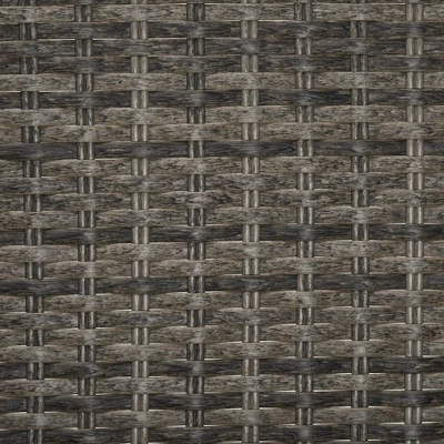 Outsunny 3-Piece Patio Bistro Set, PE Rattan Wicker Outdoor Furniture, Soft Cushions, 2 360 Swivel Rocking Chairs, 2-Tier Coffee Table 6 Outsunny 3-Piece Patio Bistro Set, PE Rattan Wicker Outdoor Furniture, Soft Cushions, 2 360 Swivel Rocking Chairs, 2-Tier Coffee Table - Image 4