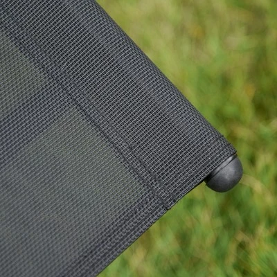 Outsunny Outdoor Rocking Recliner, Sling Sun Lounger With Removable Headrest And Side Pocket For Garden, Patio And Dec 8 Outsunny Outdoor Rocking Recliner, Sling Sun Lounger With Removable Headrest And Side Pocket For Garden, Patio And Dec - Image 7