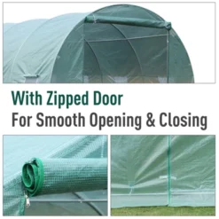 Outsunny 20' X 10' X 7' Walk-In Tunnel Greenhouse Garden Warm House Large Hot House Kit With 8 Roll-up Windows & Roll Up Door, Steel Frame 16 Outsunny 20' X 10' X 7' Walk-In Tunnel Greenhouse Garden Warm House Large Hot House Kit With 8 Roll-up Windows & Roll Up Door, Steel Frame -Outsunny GUEST 7ed3773e b7b4 4279 9748 0e2fc1ad23e7
