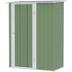 Outsunny 5' X 3' Metal Garden Storage Shed Tool House With Lockable Door For Backyard, Patio, Lawn 11 Outsunny 5' X 3' Metal Garden Storage Shed Tool House With Lockable Door For Backyard, Patio, Lawn -Outsunny GUEST 804af7b4 48a7 4c82 add9 5a57fc940112