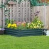 Outsunny 4' X 4' X 1' Galvanized Raised Garden Bed, Planter Raised Bed With Steel Frame For Vegetables, Flowers, Plants And Herbs 1 Outsunny 4' X 4' X 1' Galvanized Raised Garden Bed, Planter Raised Bed With Steel Frame For Vegetables, Flowers, Plants And Herbs -Outsunny GUEST 86c76f26 e5c5 4987 b450 1ba49ee9d25c
