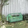 Outsunny Raised Garden Bed With Mini Greenhouse, Steel Outdoor Planter Box With Plastic Cover, Roll Up Window, Dual Use, 73" X 38" X 36" 2 Outsunny Raised Garden Bed With Mini Greenhouse, Steel Outdoor Planter Box With Plastic Cover, Roll Up Window, Dual Use, 73" X 38" X 36" -Outsunny GUEST 88154e81 03b2 47eb a34a e48a4f125531