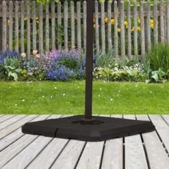 Outsunny 4-Piece Heavy Duty Cantilever Offset Umbrella Stand Base Weight, 264 Lb. Capacity, Easy To Fill With Water Or Sand 8 Outsunny 4-Piece Heavy Duty Cantilever Offset Umbrella Stand Base Weight, 264 Lb. Capacity, Easy To Fill With Water Or Sand -Outsunny GUEST 8c0c1ca1 25a5 4b77 80bc 4a4d9a6e6962