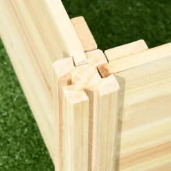 Outsunny 43 In Raised Garden Bed With Trellis For Vine Climbing, Wooden Planters For Outdoor Plants, Vegetables, Flowers, Herbs, Natural 11 Outsunny 43 In Raised Garden Bed With Trellis For Vine Climbing, Wooden Planters For Outdoor Plants, Vegetables, Flowers, Herbs, Natural -Outsunny GUEST 925bef02 e789 47e7 a4d8 a475b52ef3bc