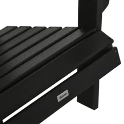 Outsunny Plastic Adirondack Chair, Outdoor Fire Pit Seating HDPE Lounger Chair With Cup Holder, High Back And Wide Seat For Patio, Backyard, Garden, Lawn -Outsunny GUEST 9cadba07 f2a6 4fa5 881f 9773fd2fa705