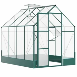 Outsunny Walk-in Plant Polycarbonate Greenhouse With Temperature Controlled Window Hobby Greenhouse For Backyard/Outdoor 16 Outsunny Walk-in Plant Polycarbonate Greenhouse With Temperature Controlled Window Hobby Greenhouse For Backyard/Outdoor -Outsunny GUEST a2dd7578 91dd 43ce 8ab6 ea190a80ad67
