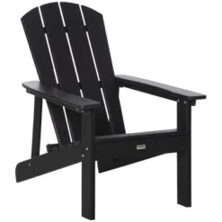 Outsunny Plastic Adirondack Chair, Outdoor Fire Pit Seating HDPE Lounger Chair With High Back And Wide Seat For Patio, Backyard, Garden 18 Outsunny Plastic Adirondack Chair, Outdoor Fire Pit Seating HDPE Lounger Chair With High Back And Wide Seat For Patio, Backyard, Garden -Outsunny GUEST afaa9e55 b6c6 41fc 8829 746097b6924f