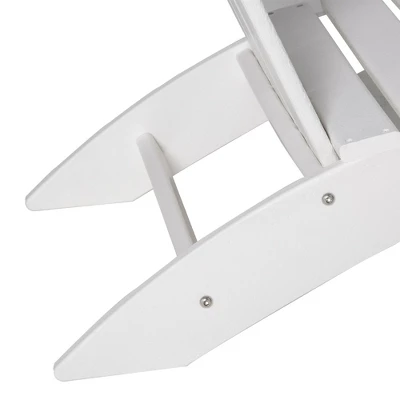 Outsunny Plastic Adirondack Chair, HDPE Lounger Chair Outdoor Fire Pit Seating With High Back And Wide Seat For Patio, Backyard, Garden, Lawn 6 Outsunny Plastic Adirondack Chair, HDPE Lounger Chair Outdoor Fire Pit Seating With High Back And Wide Seat For Patio, Backyard, Garden, Lawn - Image 4