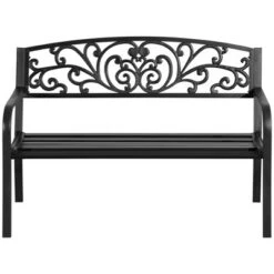 Outsunny 50" Blossoming Pattern Garden Decorative Patio Park Bench With Beautiful Floral Design & Relaxing Comfortable Build 11 Outsunny 50" Blossoming Pattern Garden Decorative Patio Park Bench With Beautiful Floral Design & Relaxing Comfortable Build -Outsunny GUEST b4d908bf 4c7e 4649 84cf 9025aac1c40e