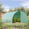 Outsunny 20' X 10' X 7' Walk-In Tunnel Greenhouse, Extra-Large Garden Hot House Kit With 2 Hinged Doors, Reinforced Steel Frame, PE Cover, Green 2 Outsunny 20' X 10' X 7' Walk-In Tunnel Greenhouse, Extra-Large Garden Hot House Kit With 2 Hinged Doors, Reinforced Steel Frame, PE Cover, Green -Outsunny GUEST c37d5028 f3eb 4c36 a936 7e5c6f6c8062