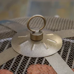 Outsunny 30" Outdoor Fire Pit Grill, Portable Steel Wood Burning Bowl, Cooking Grate, Poker, Spark Screen Lid For Patio, Camping, Bronze Colored 10 Outsunny 30" Outdoor Fire Pit Grill, Portable Steel Wood Burning Bowl, Cooking Grate, Poker, Spark Screen Lid For Patio, Camping, Bronze Colored -Outsunny GUEST d0653048 a2c7 41ed b357 3b9ec1060a0b