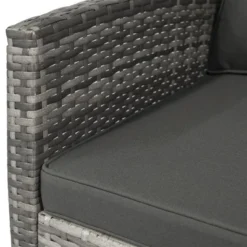 Outsunny 3 Pcs Rattan Wicker Bistro Set With Soft Cushions, Outdoor Conversation Coffee Sets With Glass Table Top And Open Storage Shelf For Patio, Backyard, Garden 14 Outsunny 3 Pcs Rattan Wicker Bistro Set With Soft Cushions, Outdoor Conversation Coffee Sets With Glass Table Top And Open Storage Shelf For Patio, Backyard, Garden -Outsunny GUEST d393ad9c b47d 46bc 977b 777bf560e188