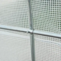 Outsunny 15' X 7' X 7' Walk-In Tunnel Greenhouse, Large Garden Hot House Kit With 6 Roll-up Windows & Roll Up Door, Steel Frame, White 10 Outsunny 15' X 7' X 7' Walk-In Tunnel Greenhouse, Large Garden Hot House Kit With 6 Roll-up Windows & Roll Up Door, Steel Frame, White -Outsunny GUEST d3c8710c 48eb 4fa7 ac95 57d6b7a63b5b